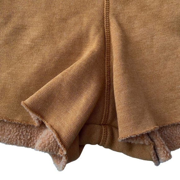 Free People Movement Burnt Orange High Waist Fleece Lined Shorts Extra Small XS - Picture 9 of 16